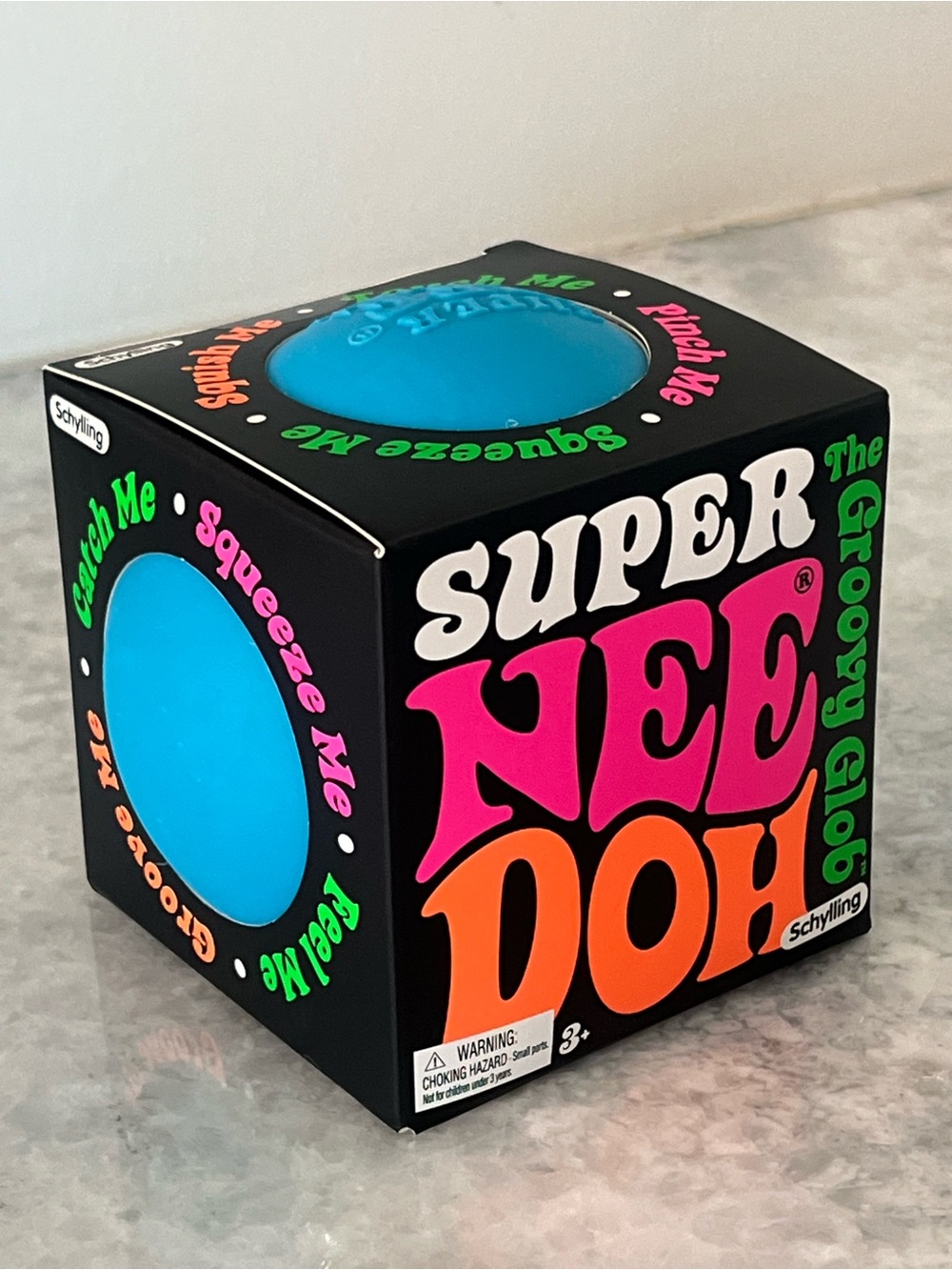 Super Nee Doh Groovy Glob - Bright Blue
